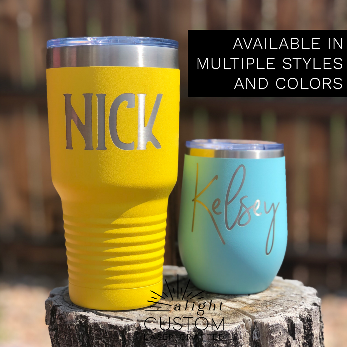 Your Logo Branded Tumbler – Alight Custom