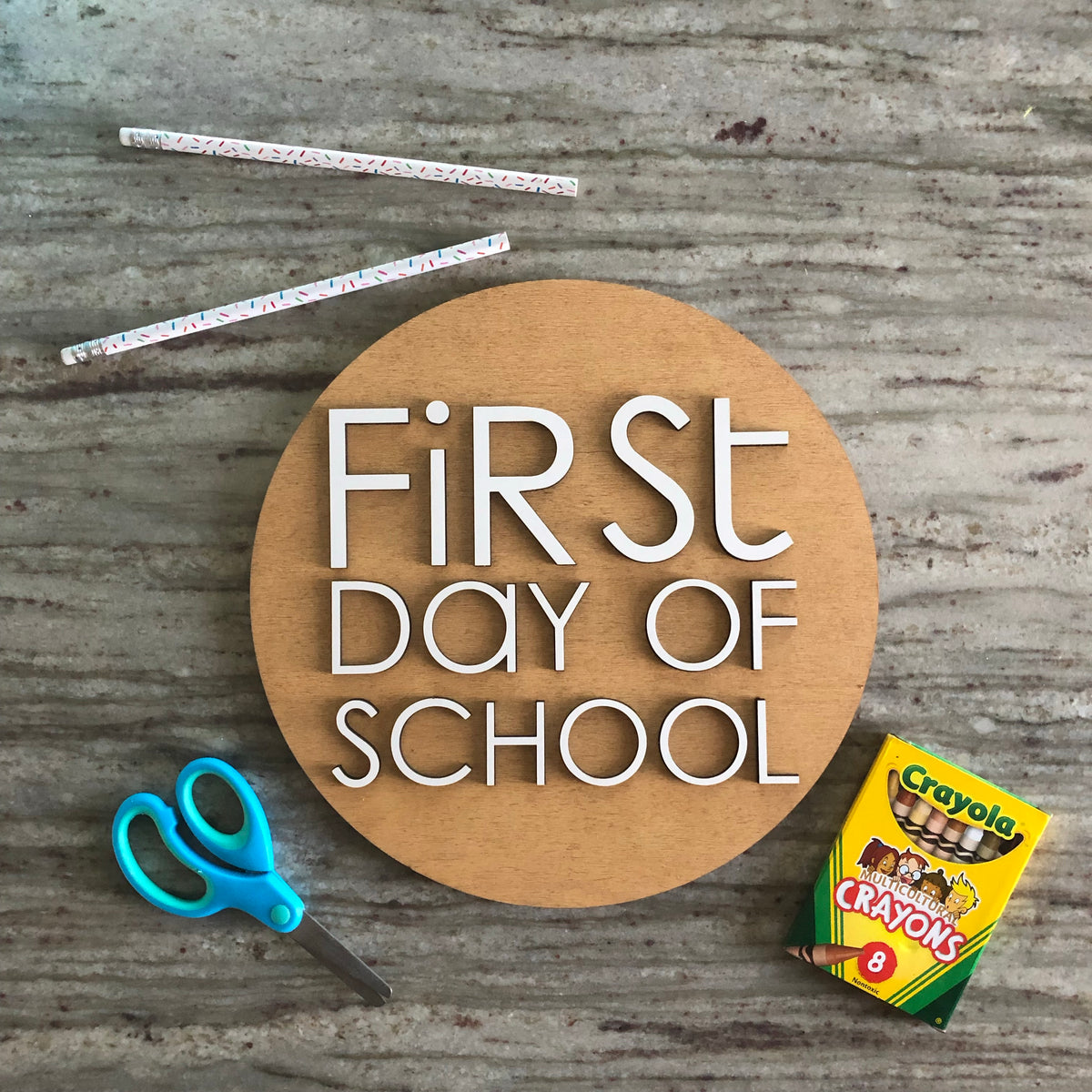 Custom First and Last Day of School Boards by Pulp Creations MD