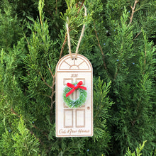 Front door ornament with Wreath