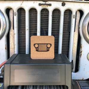 Jeep Grille Cork Coaster (set of 6)