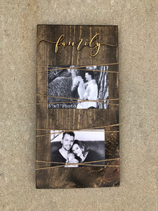 Plank Picture Frame - 2 Photos
