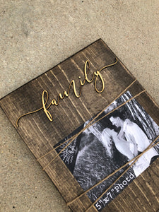 Plank Picture Frame - 2 Photos