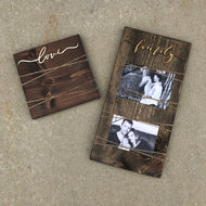 Plank Picture Frame - 2 Photos