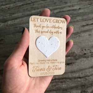 Flower Seed Favors