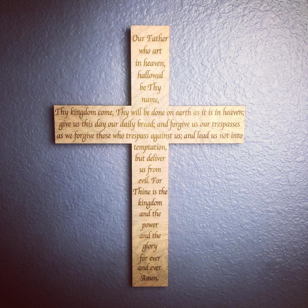 Lord's Prayer Cross