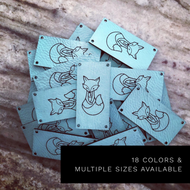 Custom Leather Tags (Knitting or Crochet)