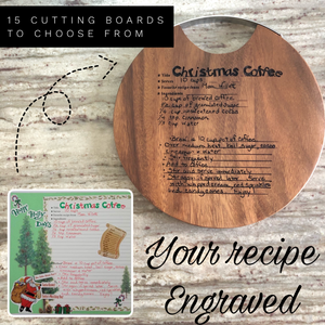 Recipe Cutting Board
