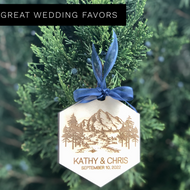 Mountain Wedding Ornaments