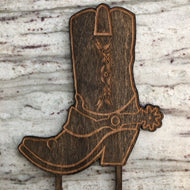 Cowboy Boot Cake Topper