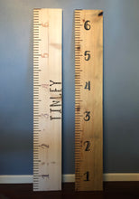 Wood Ruler Growth Chart
