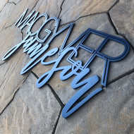 Modern Name Sign