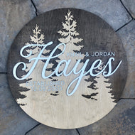 Tree Family Name Board