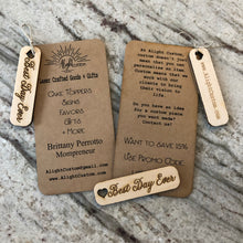 Custom Wood Tags