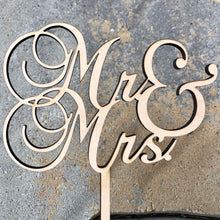 Mr & Mrs Cake Top