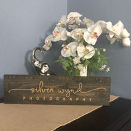 Engraved Wood Sign