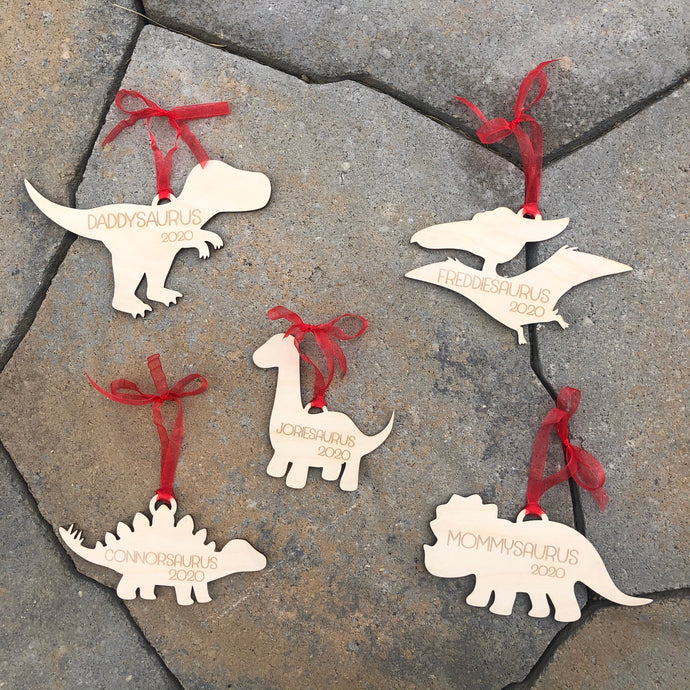 Customized Dinosaur Ornament