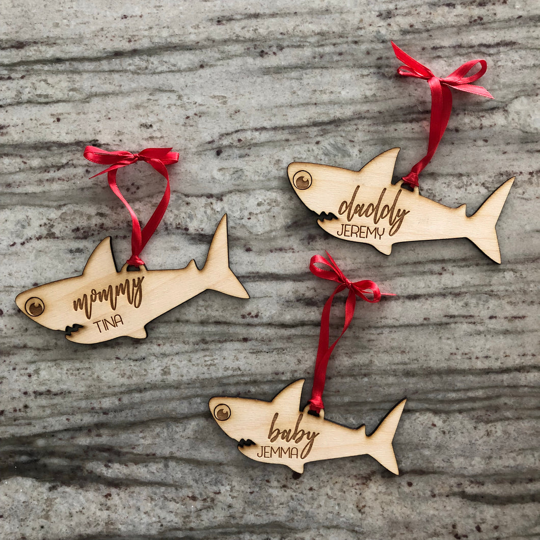 Customized Shark Ornaments