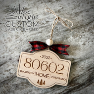 Zip Code Ornament