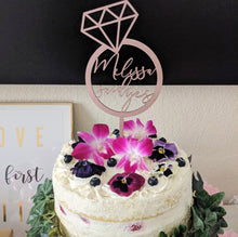 Engagement Cake Topper