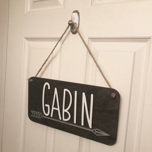 Small Nursery Name Sign